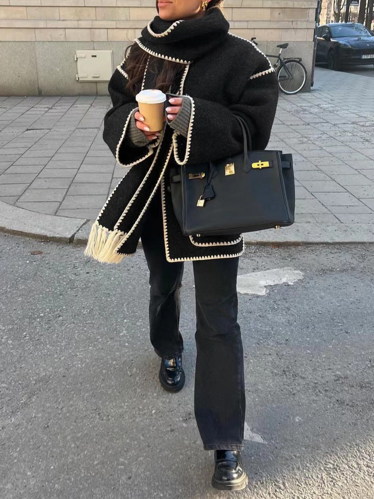 Elira Stockholm™ | Scarf Jacket