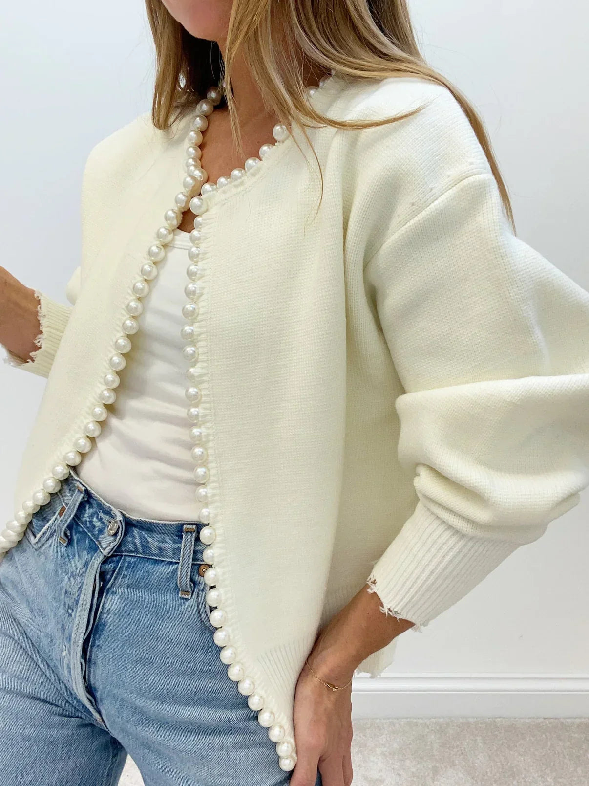 Elira Stockholm™ | Pärlcardigan