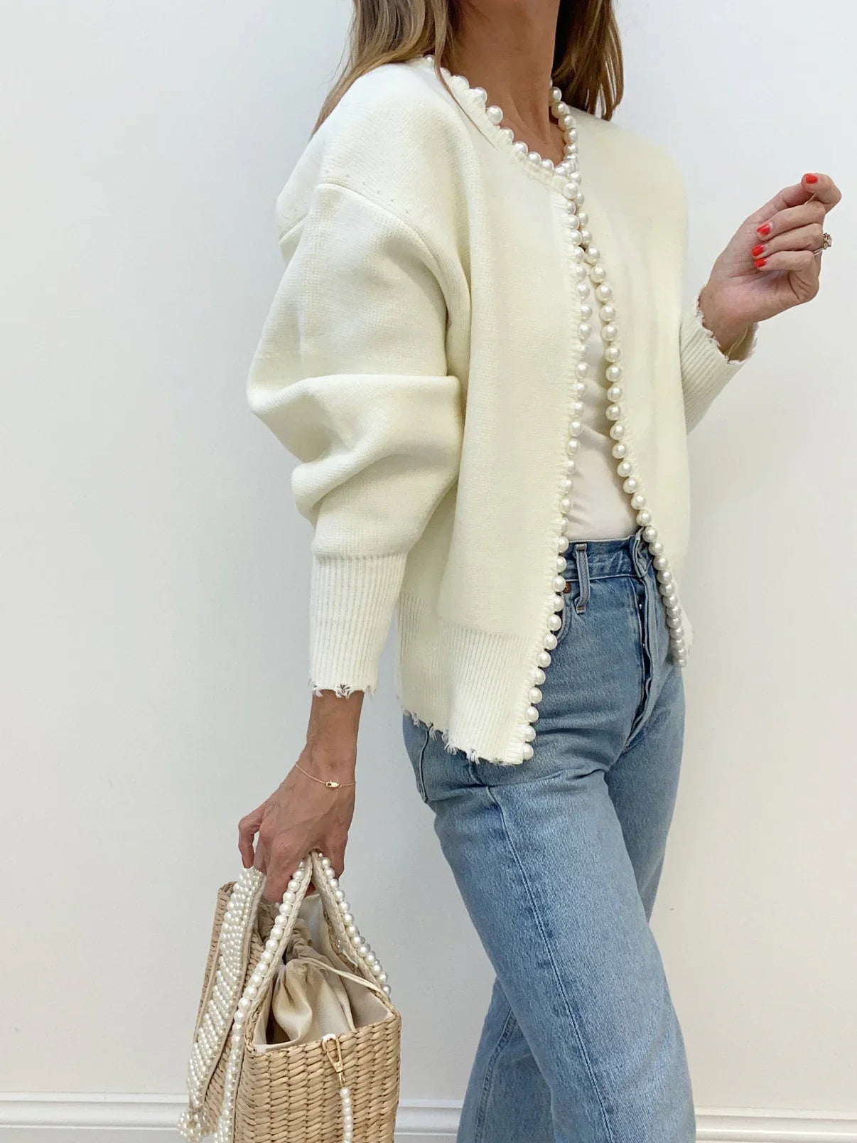 Elira Stockholm™ | Pärlcardigan