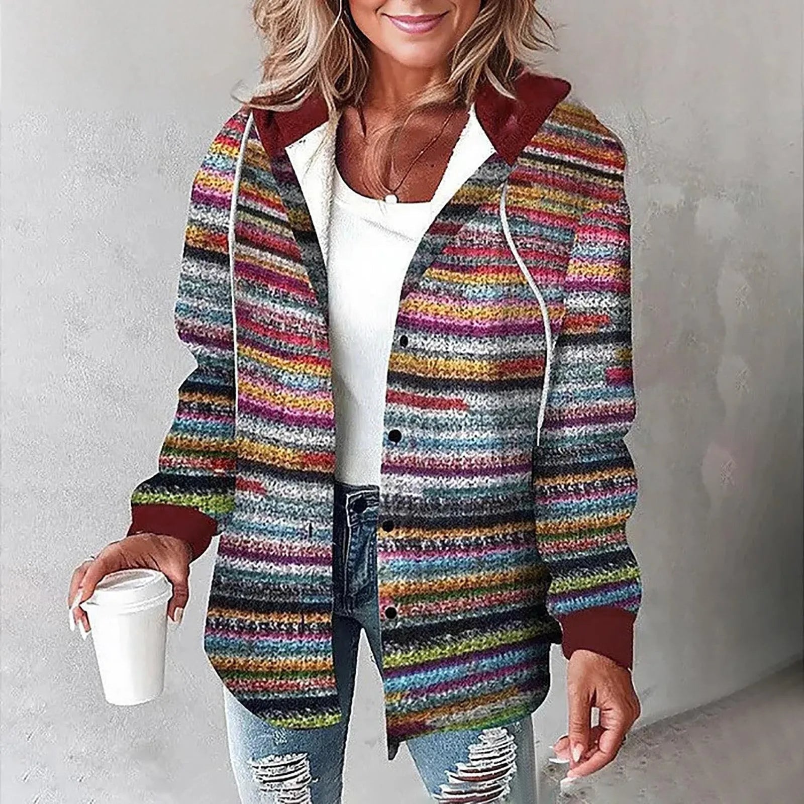 Elira Stockholm™ | Mjuk Värmande Jacka för Perfekta Höstdagar
