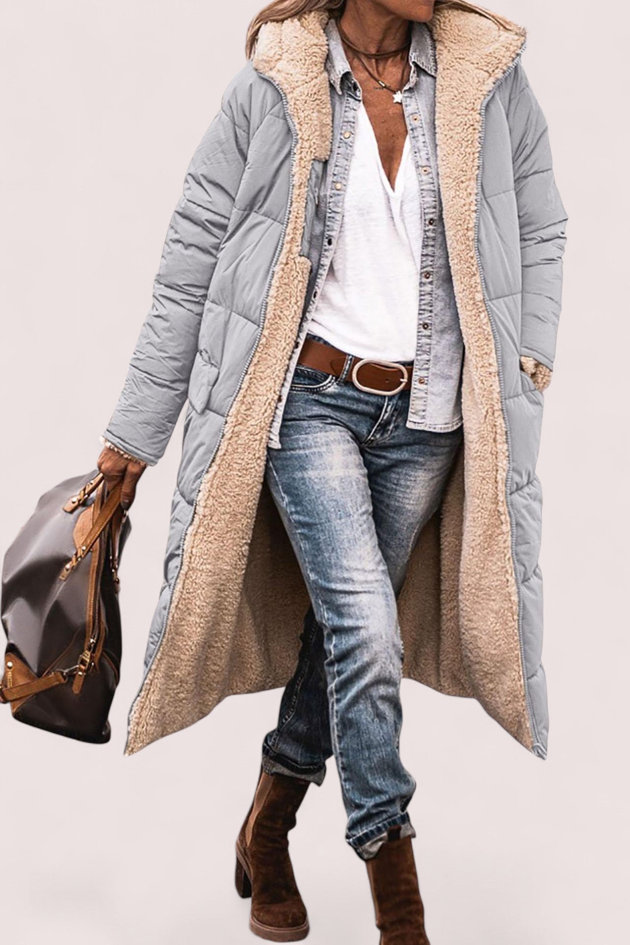 Elira Stockholm™ | VARM REVERSIBEL PARKA JACKA