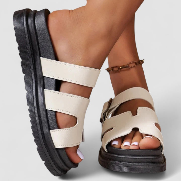 Elira Stockholm™ | Amaris - Ortopediska sandaler med elegant design – Lyxig komfort i varje steg