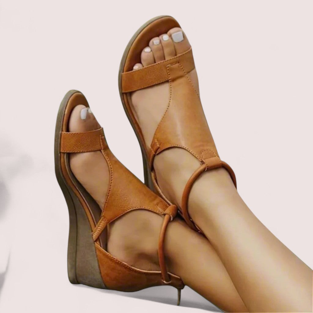 Elira Stockholm™ | Ortopediska sandaler i läder