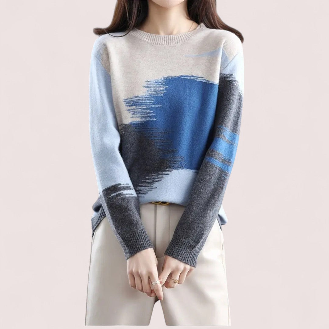 Elira Stockholm™ |  Tie Dye Stickad Tröja