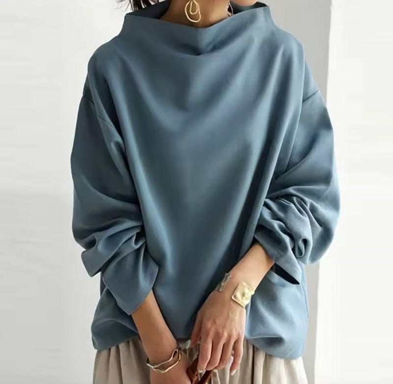 Elira Stockholm™ | Chic Tröja Med Hög Krage