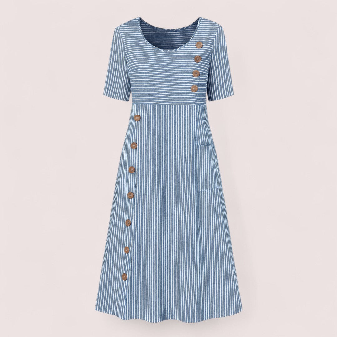 Elira Stockholm™ | Stribet Sommerkjole