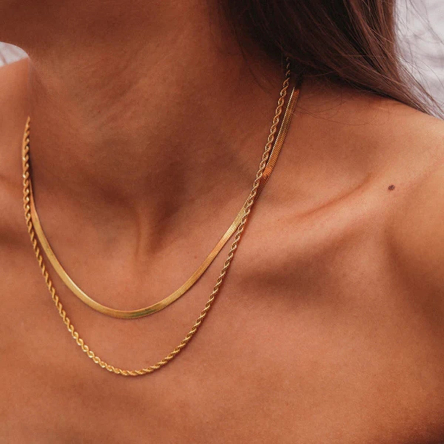 Elira Stockholm™ | 18K Guldhalsband
