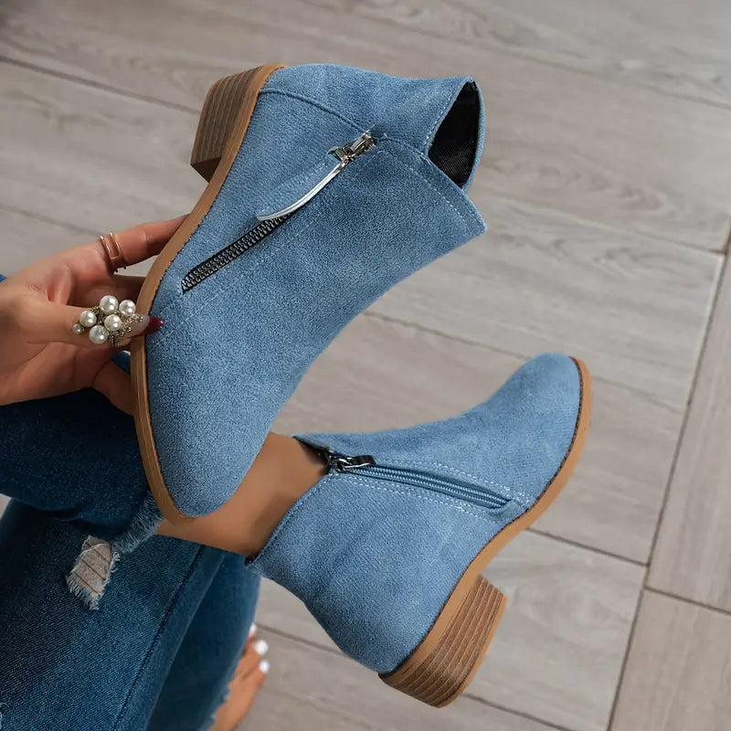 Elira Stockholm™ | Trendiga SUEDE Stövlar
